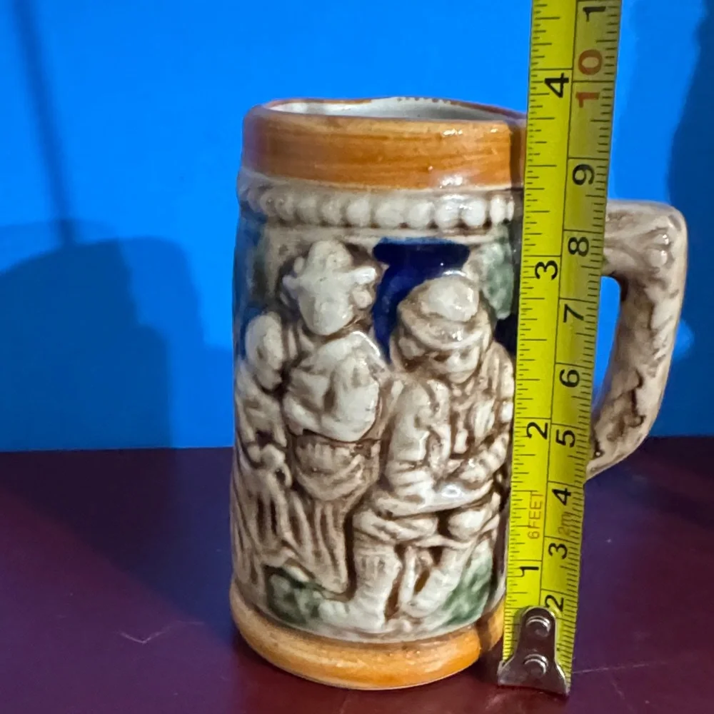Vintage Swiss Souvenir Ceramic Mug. Small beer stein from Switzerland.